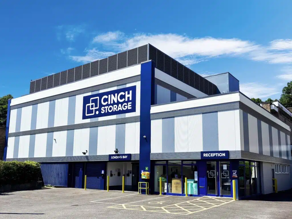 Cinch Self Storage Brighton. Image shows external storage facility view.