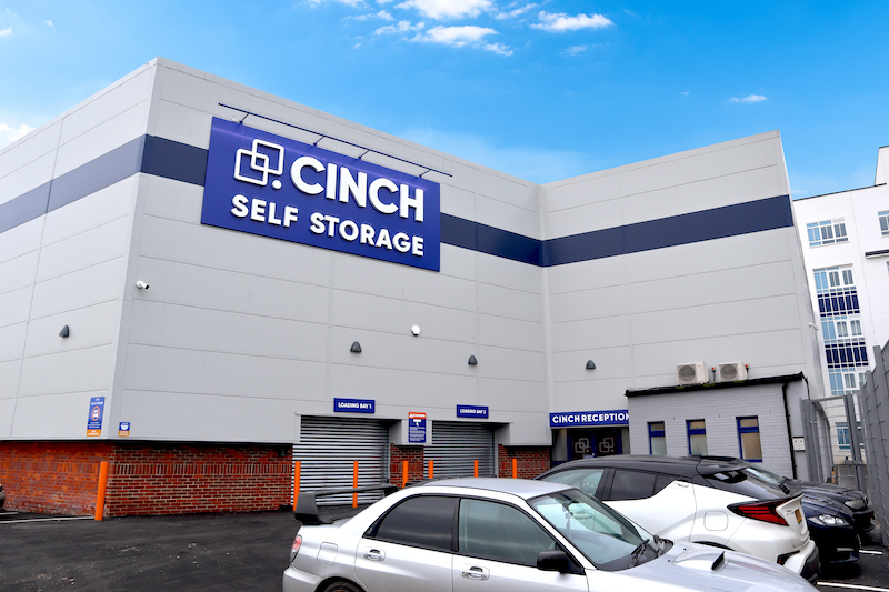 6 Reasons you NEED a storage unit in Watford. Image shows the external view of the Cinch Storage facility building in Watford.