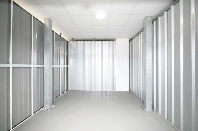 New house or self storage. Image shows interior of an empty storage unit