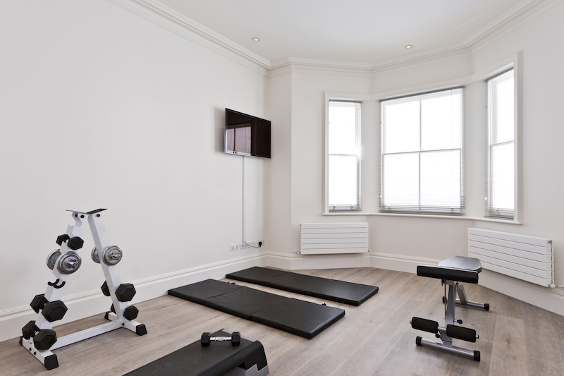 Storage Sidcup. Image shows a private gym in the spare room