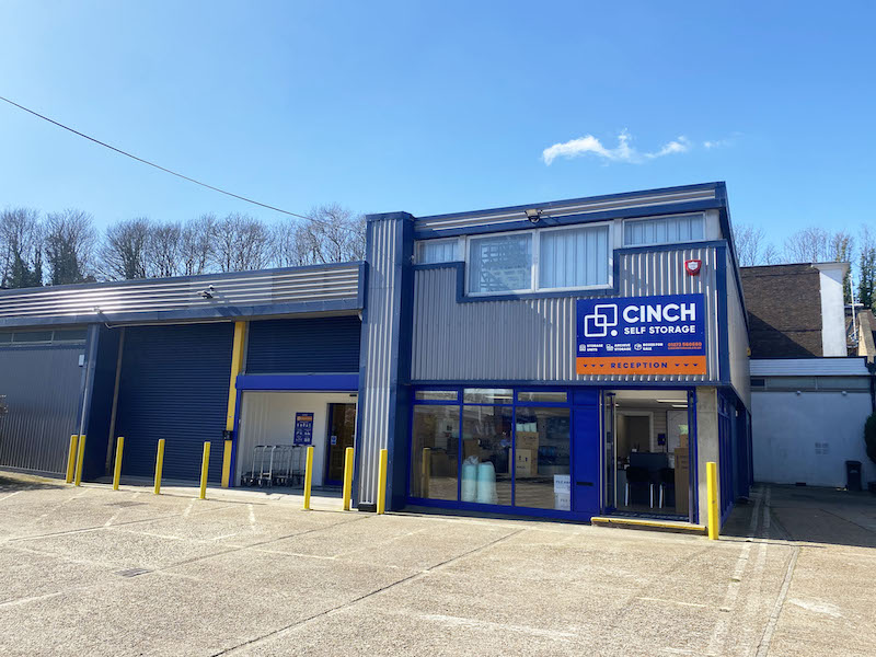 Storage Brighton. Image shows the exterior view of a Cinch Self Storage Facility