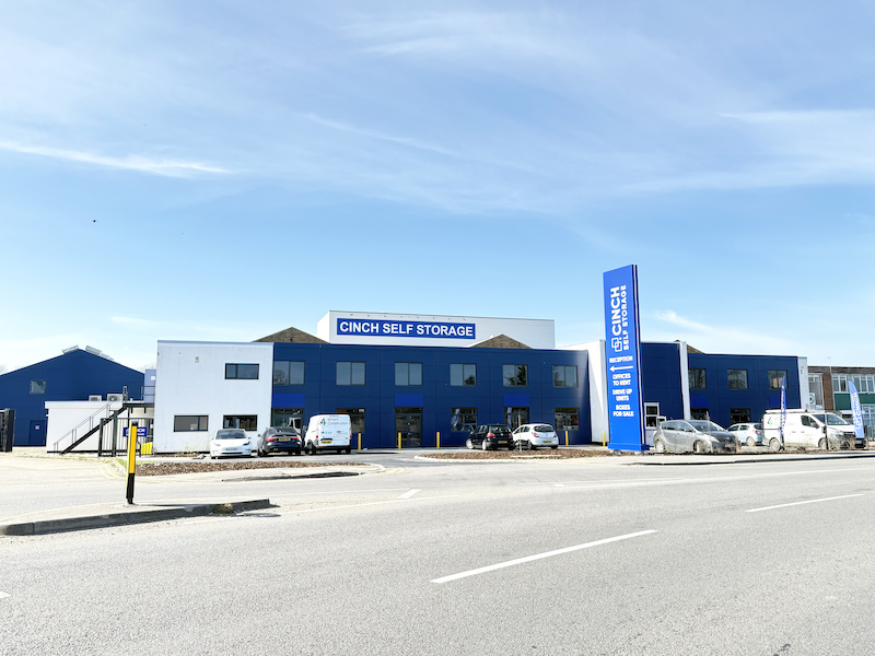 Short term storage in Swindon. Image shows external view of Cinch Self Storage Swindon. 