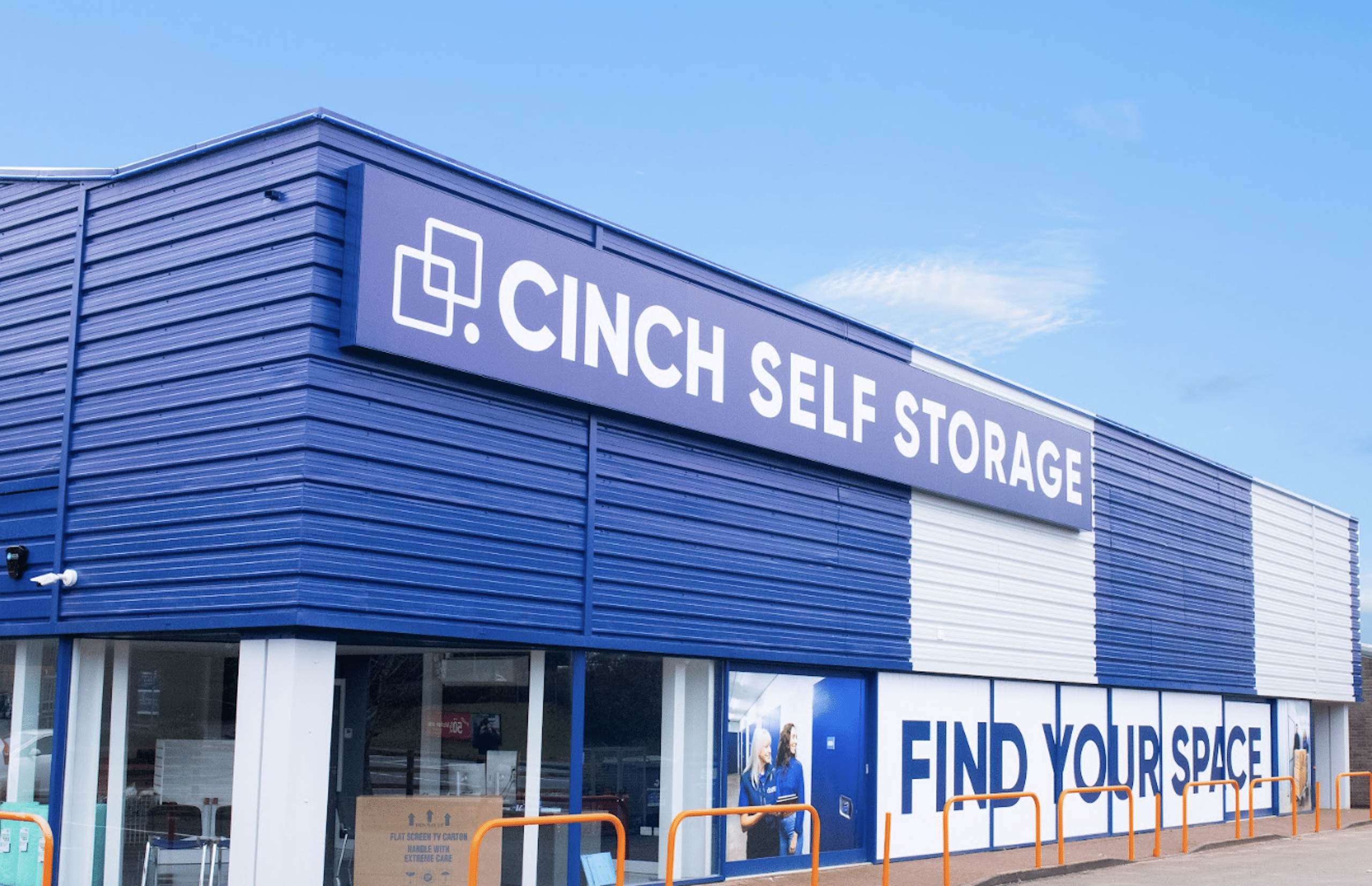 Cinch Self Storage Paulton. Image shows an external view of the Cinch Storage Paulton facility.