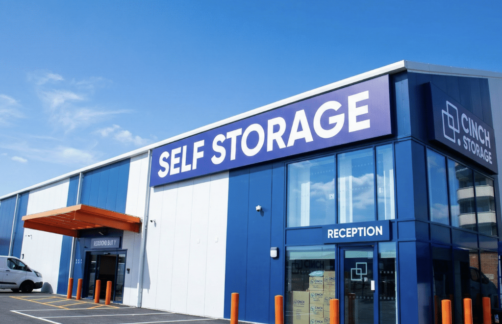 Cinch Self Storage Shoreham. Image shows external view of Cinch Self Storage Shoreham.