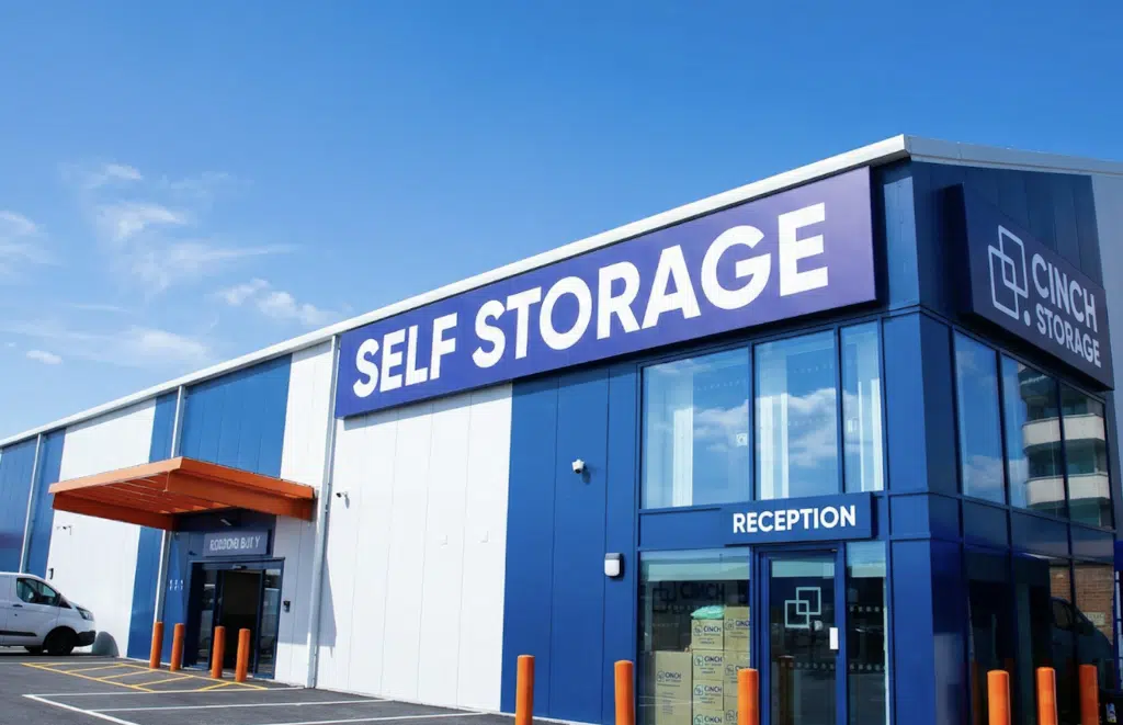 cinch_self_storage_shoreham Cinch Self Storage Shoreham. Image shows external view of Cinch Self Storage Shoreham.