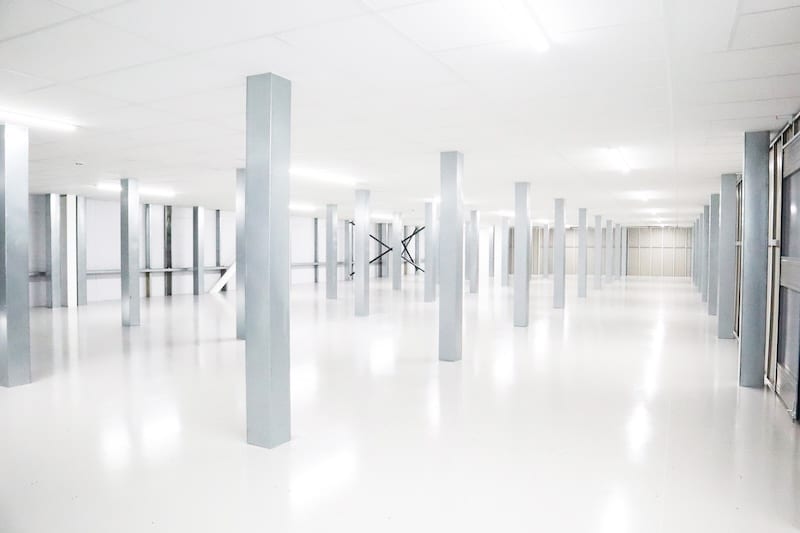 Storage Gateshead. Image shows large empty bulk storage unit.