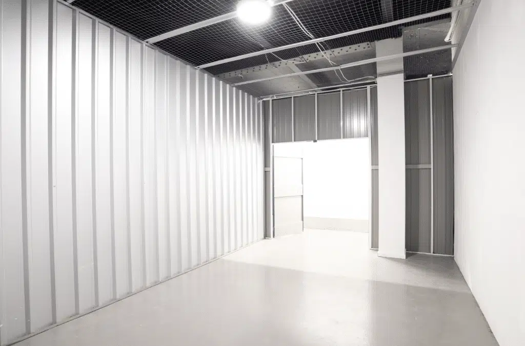 Southend best storage unit for your needs. Image shows internal view of storage unit.